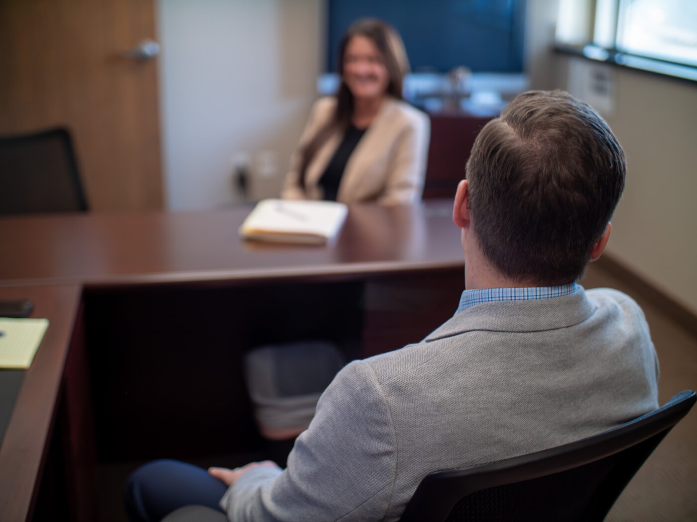 A Qualigence practice leader walking a client through a diagnostic read